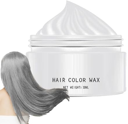 Haarfärbewachs - 30ml Temporäre Farbwachs - Waschbare Stylingcreme Für Damen Herren Jugendliche Kinder Party Club Cosplay Halloween