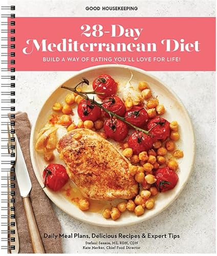 Le régime méditerranéen de 28 jours : plans de repas quotidiens, délicieuses recettes et conseils pour construire une façon de manger que vous allez adorer pour la vie - Planificateur rapide et facile