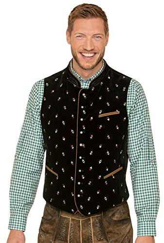 Stockerpoint Calzado Herren Trachtenweste, tanne, 48