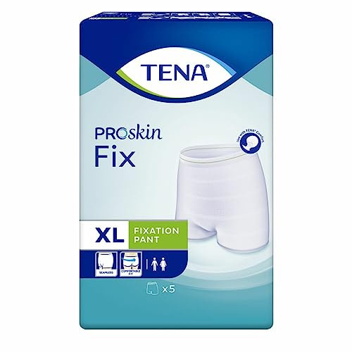 Tena Fix Extra Large en Métal Déployé des Couches Réutilisables Protection pour Incontinence 5 Unités