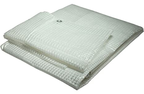 Telone plastica trasparente 170 g/m² – Telo Traslucido Esercito 4 x 10 m in polietilene