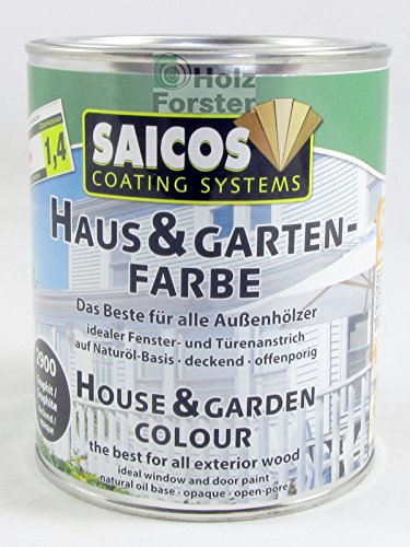 SAICOS Haus und Garten-Farbe 2405 Flieder deckend, 0,75 Liter
