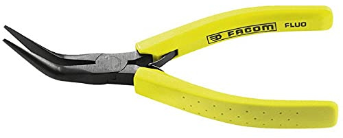 FACOM 403.MTF Microtech Pince demi ronde fluo, Jaune