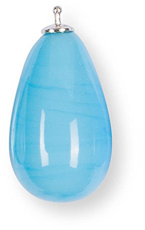HEIDE HEINZENDORFF Einhängerpaar Tropfen Big, Türkis, 15 x 30 mm, vergoldet