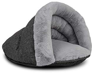 TrendPet LunaSuite Kuschelbett für Katzen oder kleine Hunde (Grau)