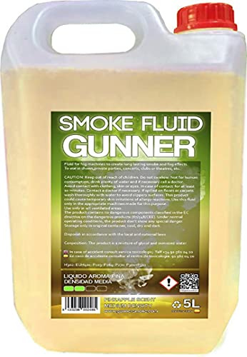 GunnerSmoke Liquide de fumée parfumé à l'ananas, fumée moyenne Densidad, bidon de 5 l