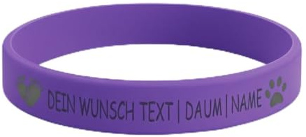 GSCSP Temeite Gummi-Armband, 100 % Silikon-Material, modisches und cooles Design, geeignet für alle Altersgruppen, Regenbogen-Silikonarmband, personalisiertes Armband (Farbe : Weiß), 21 cm, Gummi
