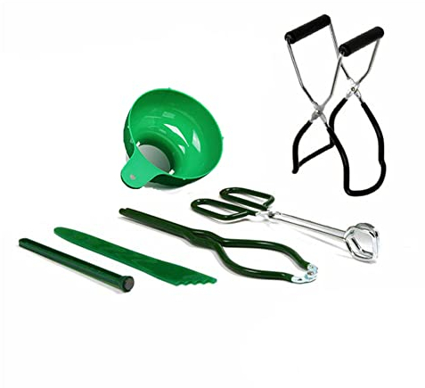 Pince de stérilisation pour bocal en verre - En acier inoxydable - Large ouverture - Kit d'outils de levage pour bocaux en conserve