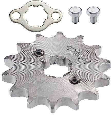 QUARKZMAN 428 Stil 14T Zähne 17mm Innendurchm. Motor Vorderrad Ritzel Set für Motorräder