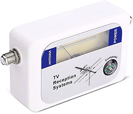 Tv Signal Meter Mini Finder Antenna Digitale Terrestre Antenna Tv Rf Segnale Antenne Rilevatore di Forza Ricevitore Digitale 400 800 Mhz per Satellite Remoto