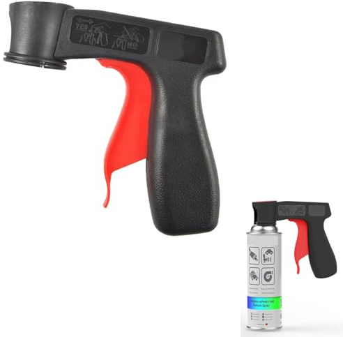 Pistolet Peinture Aerosol,Pistolet Bombe Peinture,Poignée de Pistolet Originale,La Peinture en Aérosol Portable Peut Gérer,Support de Boîte à Laque,Poignée Universelle pour Bombe Aérosol Tokaneit