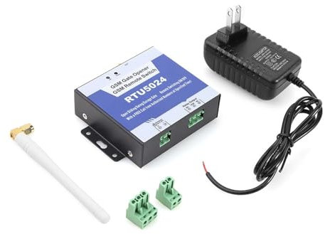 Motore per cancello scorrevole GSM 4G LTE Apricancello Automatico Goor Gsm Interruttore Relè for Scorrevole Altalena Apri del Cancello Del Garage Sostituire Il Controllo Remoto di Sicurezza Domestica(