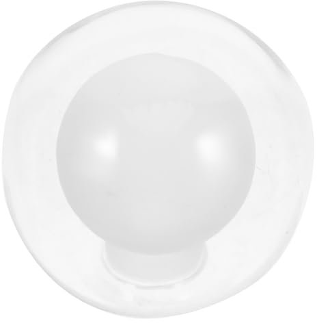 TEMPNAP Abat-jour Boule en Verre Transparent Globe Rond en Verre Solide Utilisation Pratique pour Lampe de Plafond pour Salons et Chambres Modernes