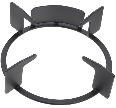 EXCEART Rejilla para Ollas Prueba de Viento de Hierro Soporte para Estufa de Gas para Hornilla de Gas Suministros de Cocina