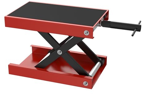 FIVMEN Elevador de motocicleta de altura ajustable de 95 a 340 mm, elevación de motocicleta, plataforma elevadora de motocicleta, capacidad de carga de 500 kg, soporte de montaje para moto, tipo B