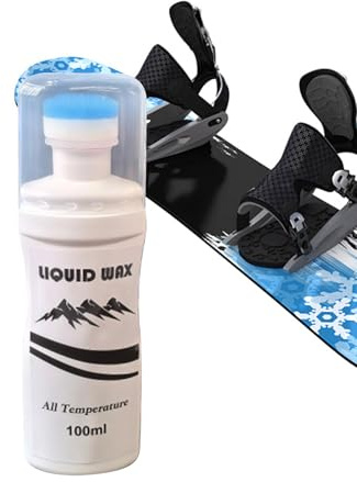 Generisch Skiwachs | Alltemperatur-Flüssigkeits-Skizubehör, 100 ml, langlebig, zum Snowboarden und | Idealer Wintersport, Bergwanderwege bei kaltem Wetter und Outdoor-Abenteuersportler