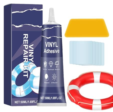 Patch Kit Für Schlauchboote - Aufblasbare Reparaturflicken, Professionelles Reparaturset | Pool Matratzen Luftbett Flicken, Schaber Werkzeug, Schnell Fix, Aufblasbares Zubehör, Wassersport Boot Campin