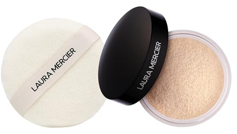 Laura Mercier Loose Setting Powder & Puff Set - 24HR Shine, 16HR Wear