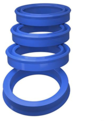 Blauer Polyurethan-Wellendichtring, 30mm Innendurchmesser, 42mm Außendurchmesser, 7mm Breite, UN-Radialwellendichtring, 5 Stück