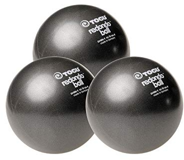 Togu Redondo - Pelotas de pilates (3 unidades, 18 cm), color gris