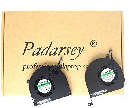 Padarsey CPU-Lüfter für MacBook Pro 15 Zoll A1286, 8 Zoll, Luftkühlung, 3-polig, 2.16 Watt, 3E+1 dB, für Laptop, Desktop, Spielkonsole
