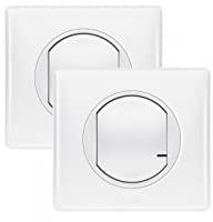 Legrand 067632 Prêt-à-poser Céliane Créer un Va-et-vient avec 1 Commande sans Fill et 1 Interrupteur, 230V, Blanc