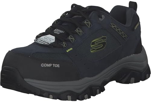 Skechers GREETAH, Men's Greetah Trainers, Blue (Navy Suede Leather W/Textile Nvbk), 10.5 UK (45.5 EU)