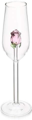 1Pc Rose Champagnerglas Hochzeit Gläser Klare Gläser Stiellose Wasserbecher Tasse Whisky Tassen Glas Rosa Party Tasse Praktische Champagnerglas Rose