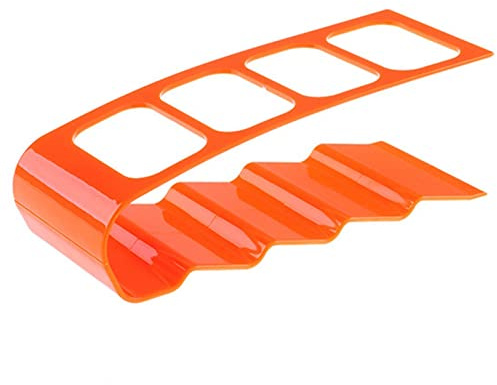 NEDLON 4 Rejillas Soporte De Control Remoto, Creatividad Inicio Escritorio Organizador Mando A Distancia Soporte Mando TV para Controlador De Tienda, Anteojos (Color : Naranja)