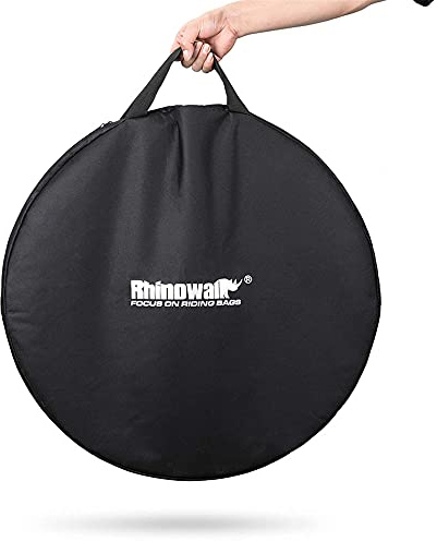 Rhinowalk Fahrrad-Radtasche, Reisetasche, weich gepolstert, für 26 - 29 Zoll Mountainbike-Räder (73,7 cm Radkoffer)