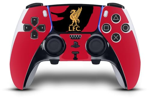 Head Case Designs Officially Licensed Liverpool Football Club Sweep Stroke Art Vinyl Sticker Gaming Skin Decal Cover Compatible With Sony PlayStation 5 PS5 DualSense Edge Controller