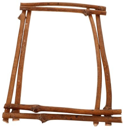 ifundom Unvollendeter Holzrahmen Mini Hochzeitsbogen Wreath Accessory Für Kreative Hochzeitsdekorationen Und Festlichkeiten