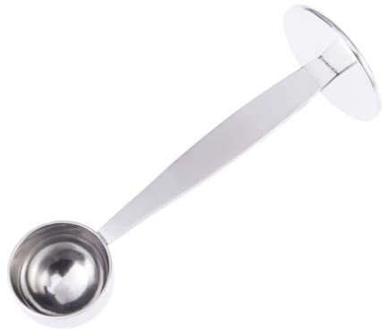 Cabilock Cuillère à Tasser et Doseuse en Acier Inoxydable Argentée 10g pour Café et Thé, Design Attrayant Multifonction pour Amateurs de Café Espresso