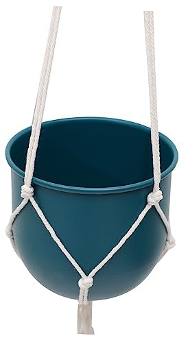 Sosoport Hängepflanzgefäß Aus Eisen Für Innenbereich Und Außenbereich Hängekörbe Für Zimmerpflanzen Und Garten Blumentopf Zum Hängen Für Balkon Und Fensterbehang