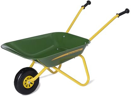Rolly Toys John Deere 271986 - Carriola per bambini, ciotola in metallo, manici in plastica, bambini dai 2,5 anni in su, 271986