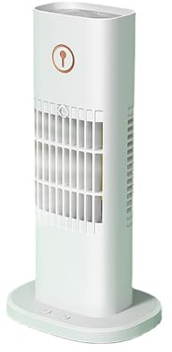Ventilador de mesa portátil ultra silencioso con 3 ajustes de velocidad, potente flujo de aire, circulador de aire alimentado por USB para oficina en casa y dormitorio, ventilador eléctrico compacto