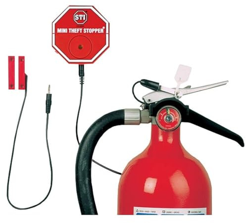 Safety Technology International, Inc. Mini Alarme antivol, Acrylonitrile butadiène styrène, Rouge