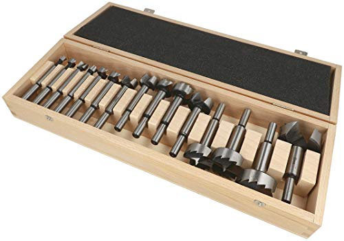 Heller - Juego brocas forstner diámetro 10-50 15 piezas