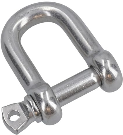 12mm Stainless Steel Dee Shackle Marine Grade 316 DK40