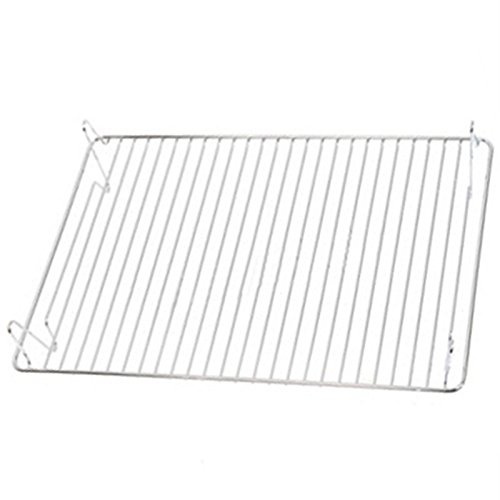 SPARES2GO Grillpfannen-Gitter für IKEA Backofen Herd (378 mm x 340 mm) - Edelstahl, Elektrisch, Einbau, Grillen, Mechanischer Verschluss, Front