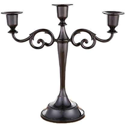 Verve Jelly 3-armig Metall Kandelaber Kerzenhalter Silber Europäische Elegante Kerzenhalter Kerzenständer für Hochzeit Esstisch Weihnachtsfeier Home Decoration