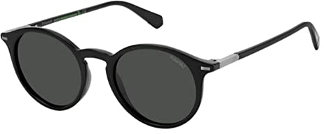 Polaroid Pld 2116/s 807/M9 BLACK Sunglasses Unisex Injected, Standard, 49