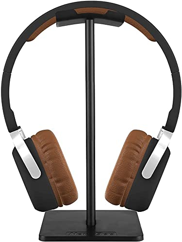 OneCut Supporto per cuffie, universale, in lega di alluminio, per la maggior parte delle cuffie Bluetooth, cuffie da gioco, cuffie per bambini e sport (Nero)