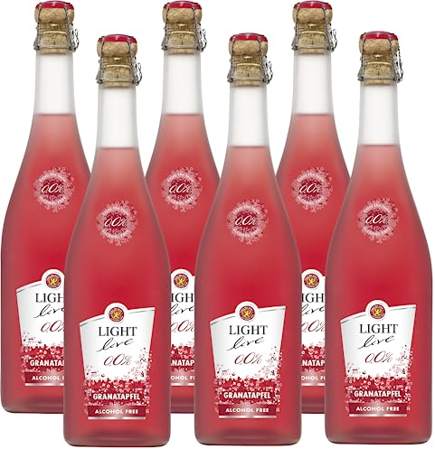 LIGHT live alkoholfrei 0,0% Sparkling Granatapfel (6 x 0,75 l)