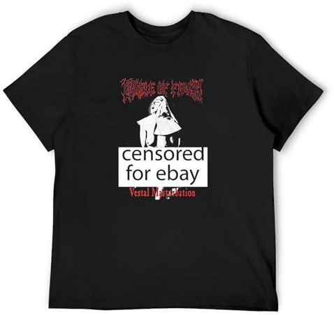 ukf Cradle of Filth 'Vestal Masturbation - Jesus' T Shirt L Black