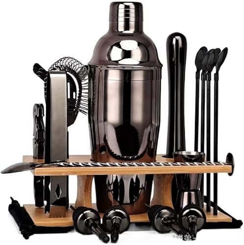 GeRRiT Cocktail oscillator Cocktail Shaker Set (no Wine) Shaker Professional Tools Bar Set Muddler Cocktails Wedding Gifts For Couple For The Home Bartender