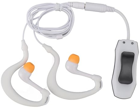Lecteur MP3 étanche pour la Natation, Lecteur MP3 étanche IPX8, Lecteur de Musique Rechargeable avec écouteurs étanches pour la Natation, la Plongée, la Course à Pied (8GB)
