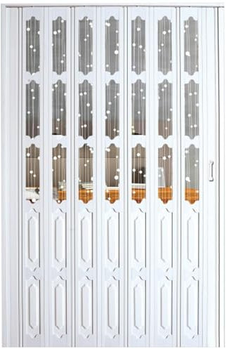 Porte coulissante pliante en PVC et acrylique - Porte de douche télescopique - Porte de douche hexagonale - Paravent de séparation de pièce