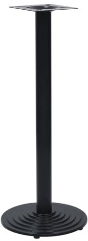 Generisch Bistrotisch-Gestell Schwarz Ø43x107 cm Gusseisen,jiangboyue-325427