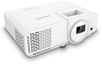 Philips, Propix 860, Proyector LED profesional, DLP, Corrección de imagen avanzada, 1920 x 1080 Pixeles, Full HD, Altavoces internos de 5 vatios, Lúmenes: 2600 ANSI, Blanco